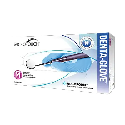 Micro-Touch® Denta-Glove® Blue Nitrile