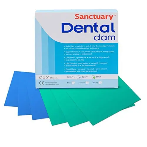 Sanctuary Powder-Free Latex Dental Dam