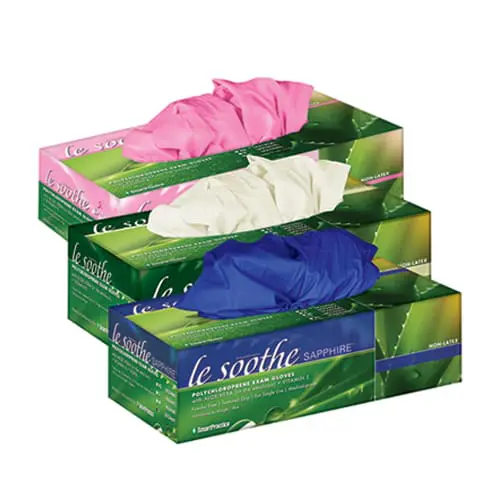 Le Soothe® Polychloroprene Powder Free Exam Gloves