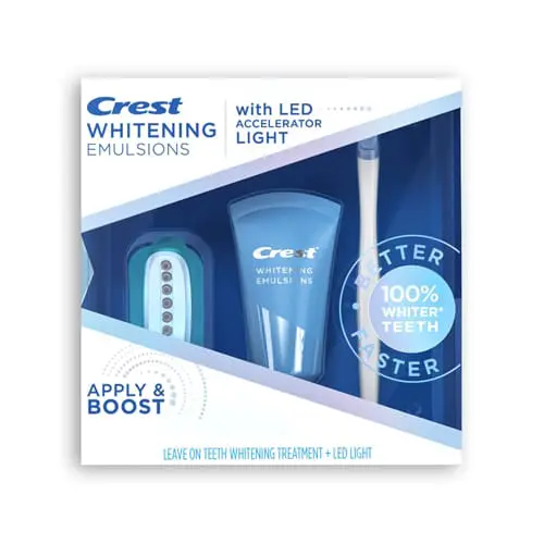 Crest Whitening Emulsions with LED Accelerator Light