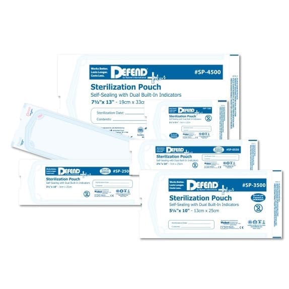 DEFEND+PLUS Sterilization Pouches – with Built-in Internal Indicator ...