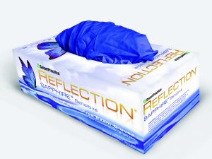 Reflection Sapphire Sensitive Nitrile Gloves - The Dental Advisor