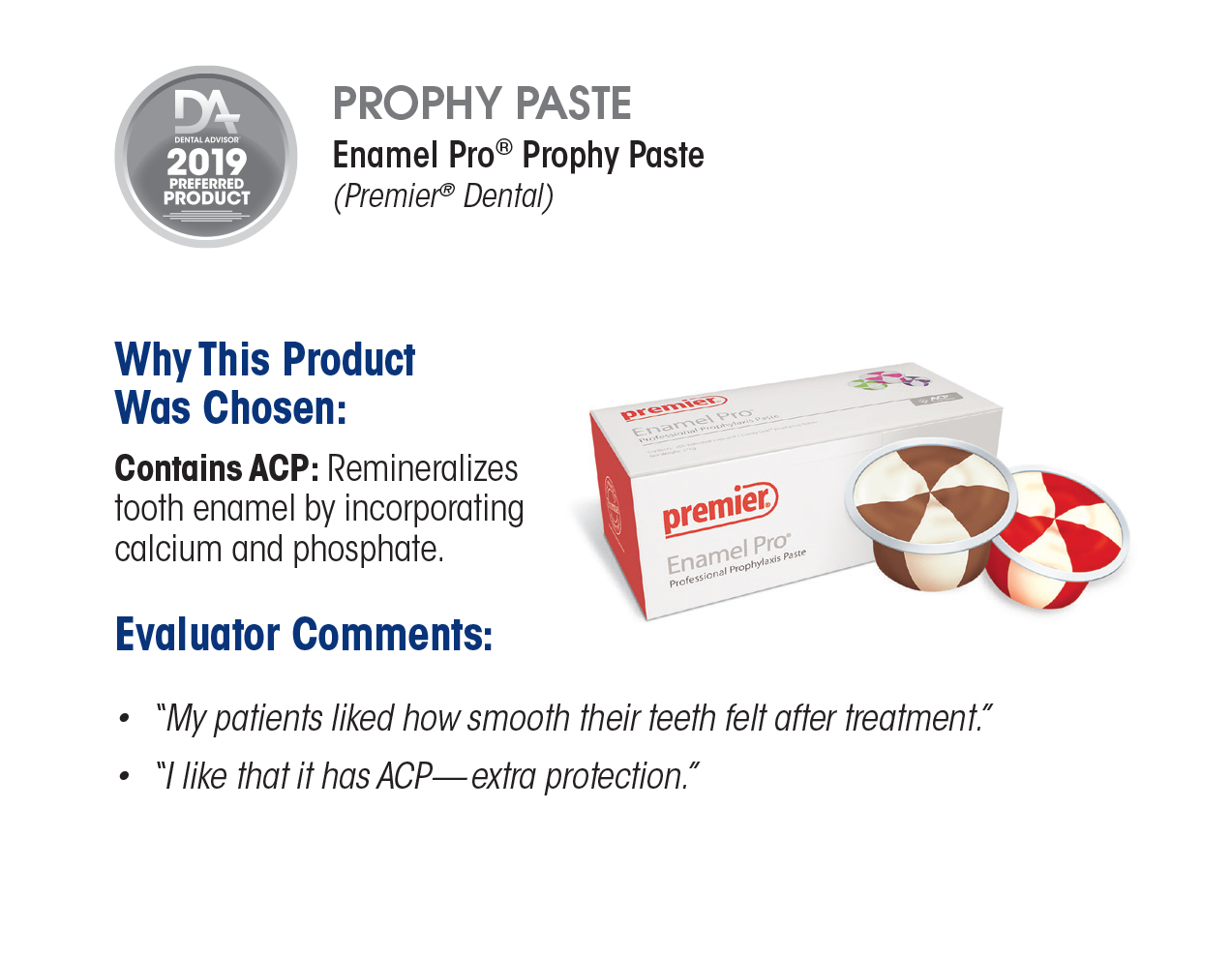 Enamel Pro (2019 Preferred Product) The Dental Advisor