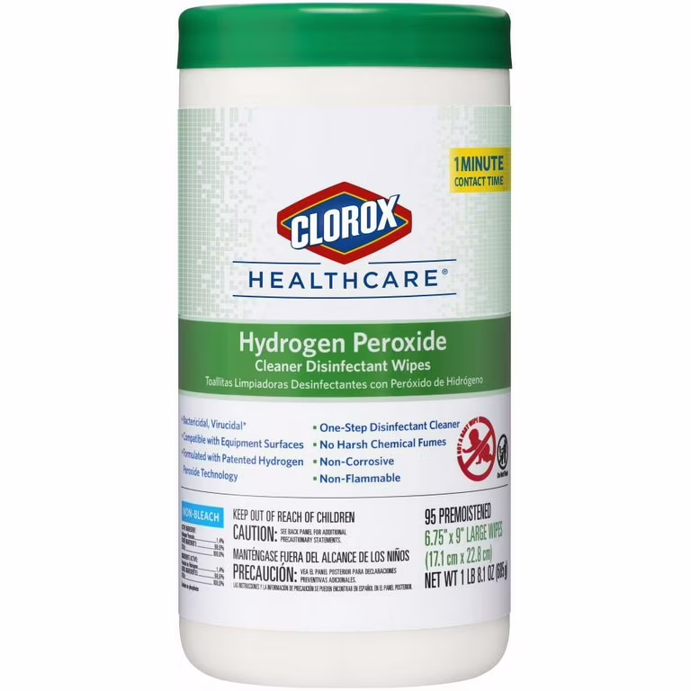 Clorox Healthcare® Hydrogen Peroxide Cleaner Disinfectant Wipes